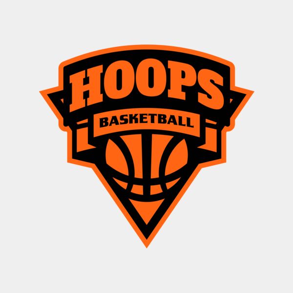 Hoops Basketball logo template 02 Thumbnail