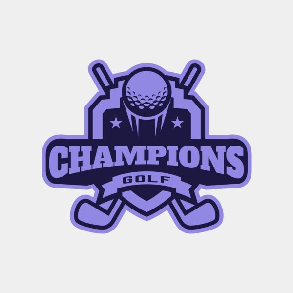 Champions Golf logo template Thumbnail