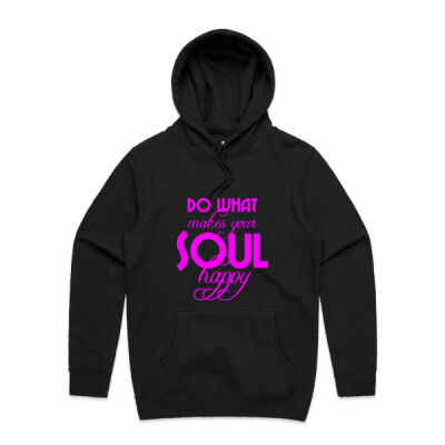 "Do What Makes Your Soul Happy" Hoodie - AS Colour - Stencil Hood - Unisex Thumbnail