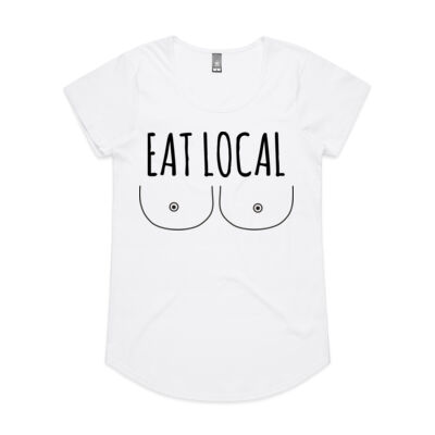 Eat Local Scoop Tee - AS Colour - Women's 'Mali' Scoop Tee Thumbnail