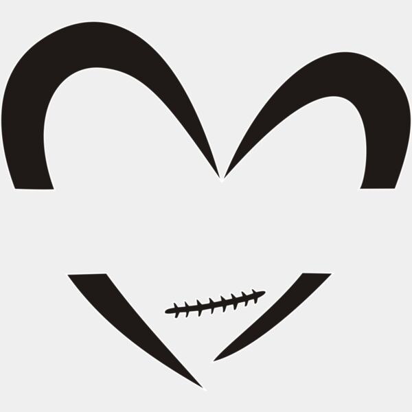 black heart with scar Thumbnail